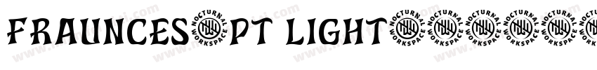Fraunces9pt Light字体转换